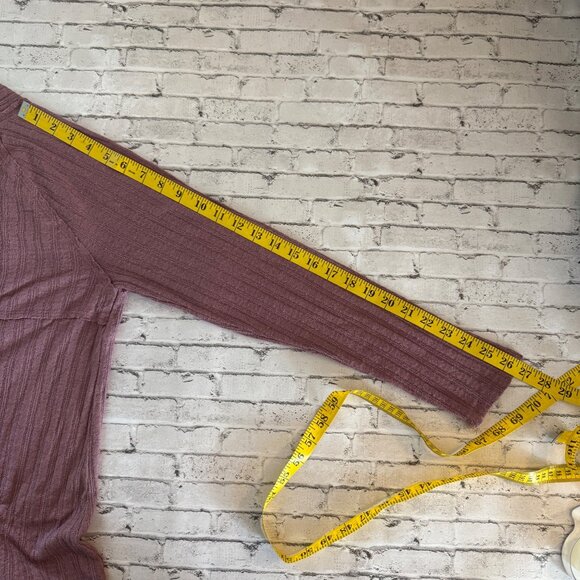 Maurices Ribbed Knit Open Front Cardigan With Pockets & Button-Back Detail - Mau - Picture 8 of 11